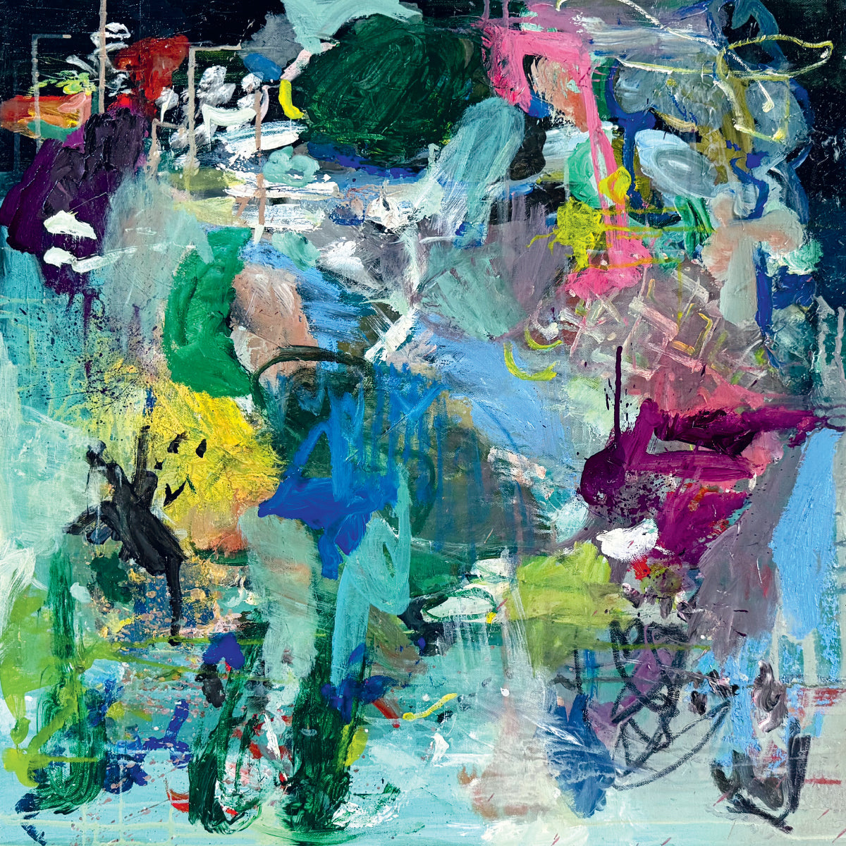 Turtle of deep opal seas