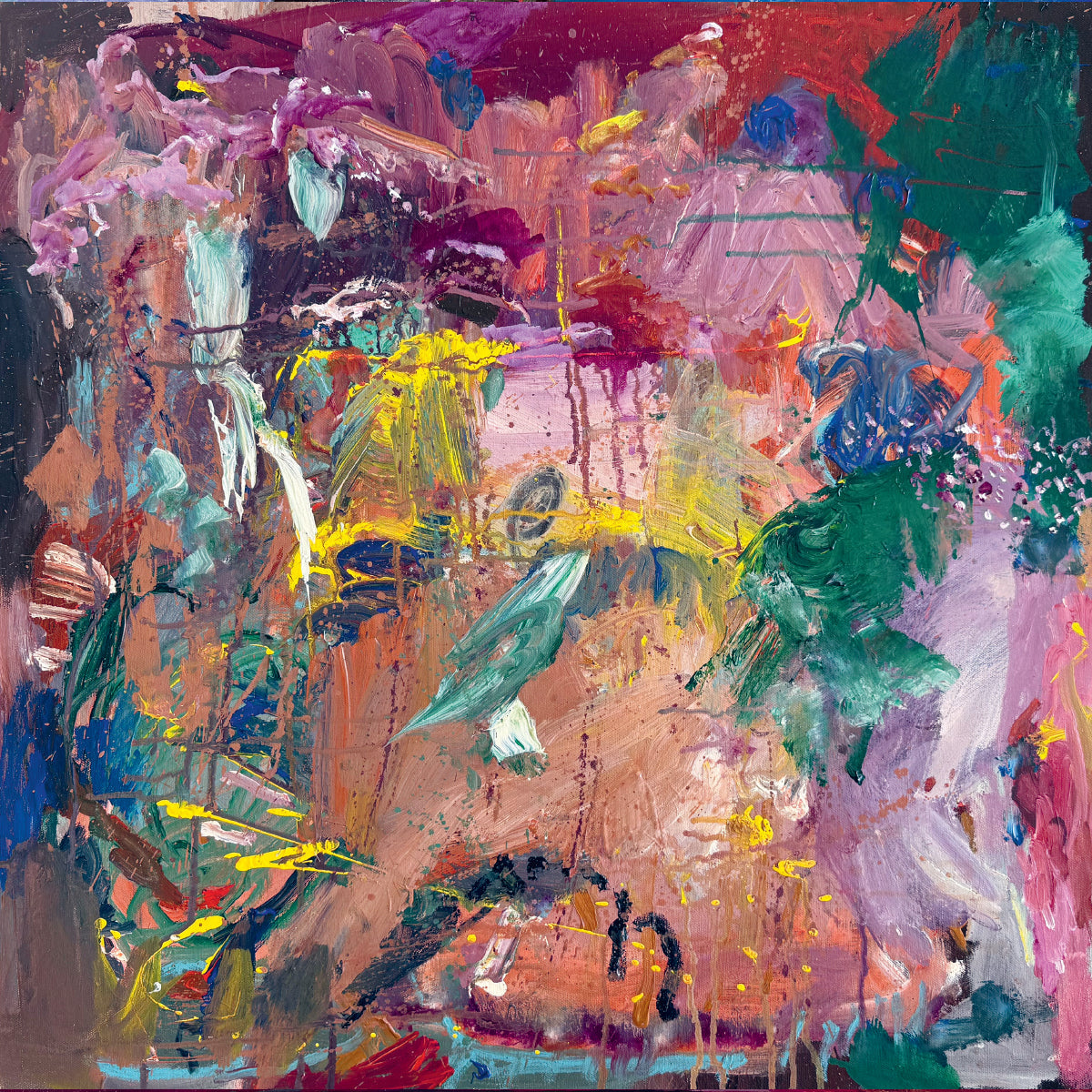 The dog barks late at night